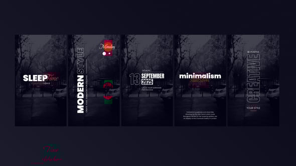 Videohive Animated Story titles