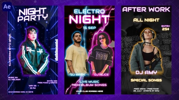 Videohive Party Invitation Instagram Reels