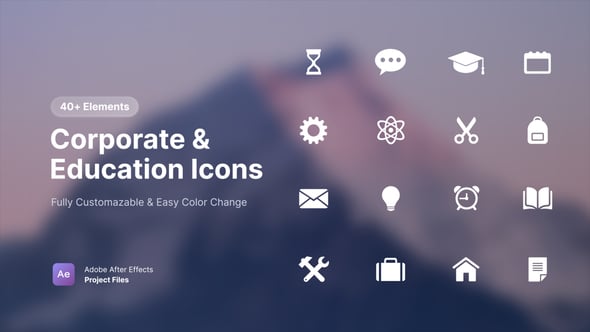 Videohive Corporate & Education Icons