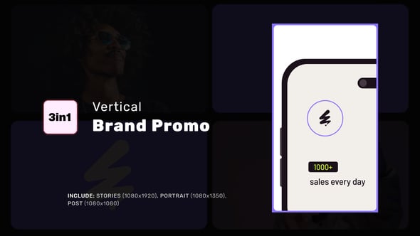 Videohive Vertical Brand Promo