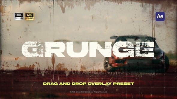 Videohive Grunge Overlay