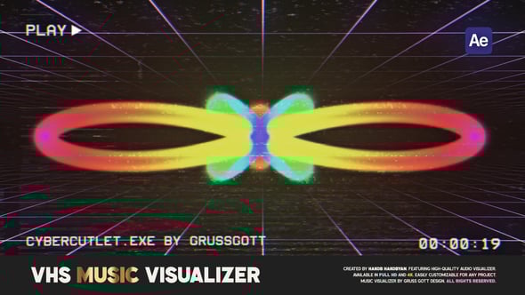Videohive VHS Music Visualizer