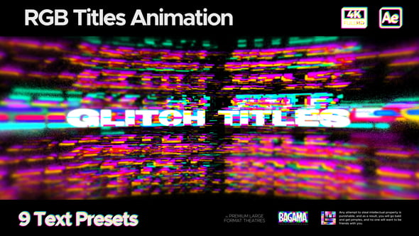 Videohive Glitch Titles 58624542