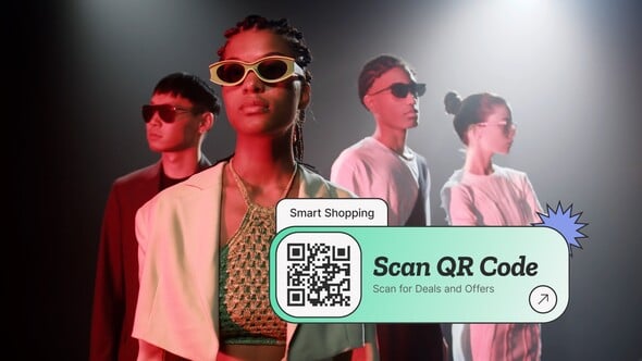 Videohive Modern QR Code Titles