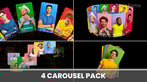 Videohive Carousel Slides Pack
