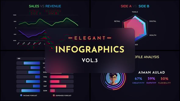 Videohive Elegant Infographics Pack Vol.3