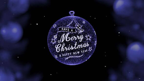 Videohive Christmas Balls with Badge