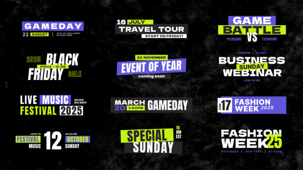 Videohive Event Titles Pack / AE