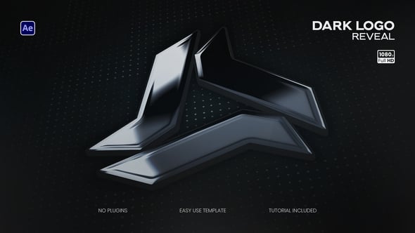 Videohive Dark 3D Logo Reveal