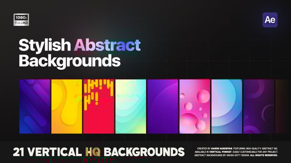 Videohive Abstract Shapes Animated Backgrounds