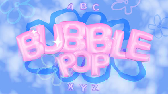 Videohive Bubble Pop Title Pack