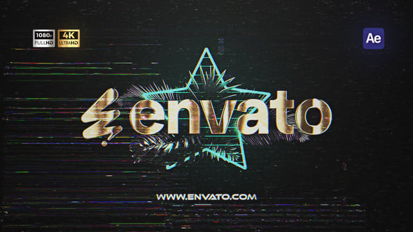 Videohive Retro VHS Logo Reveal 58916533
