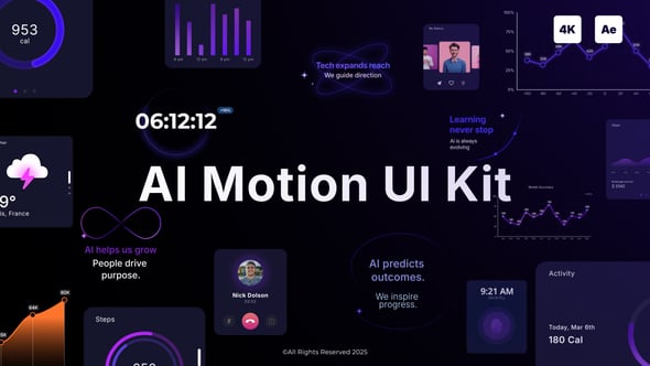 Videohive AI Motion UI Kit