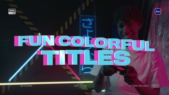 Videohive Fun Colorful Titles