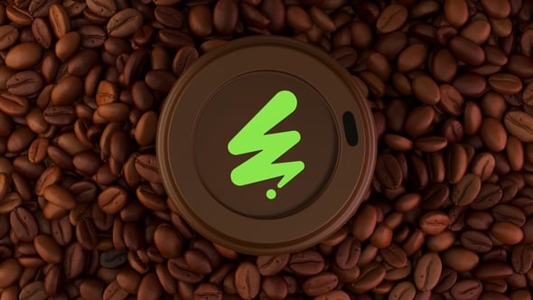 Videohive Coffee Logo Reveal
