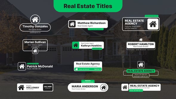 Videohive Real Estate Titles 59139956