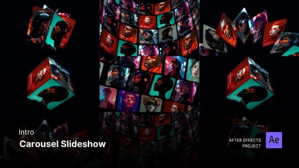Videohive Carousel Slideshow After Effects Template