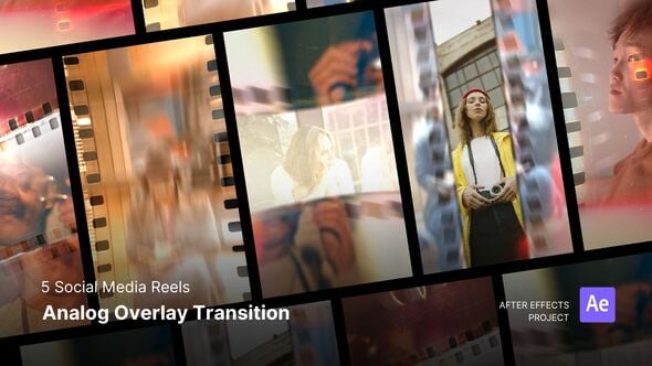 Videohive Reels – Analog Overlay Transition After Effects Project Files