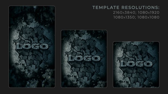 Videohive Breaking a Stone Wall |Vertical Rock Logo