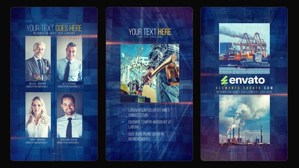Videohive Corporate Presentation Vertical Slideshow