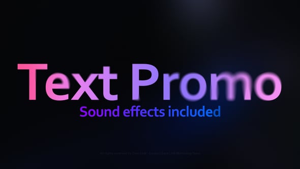 Videohive Text Promo