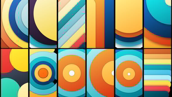 Videohive Vertical Shape Transitions