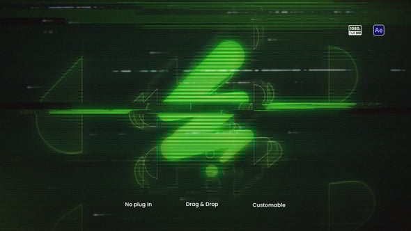 Videohive Retro VHS Logo Reveal