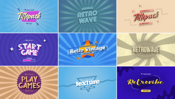 Videohive Retro Vintage Titles vol.03
