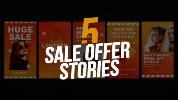Videohive Sale Offer Stories
