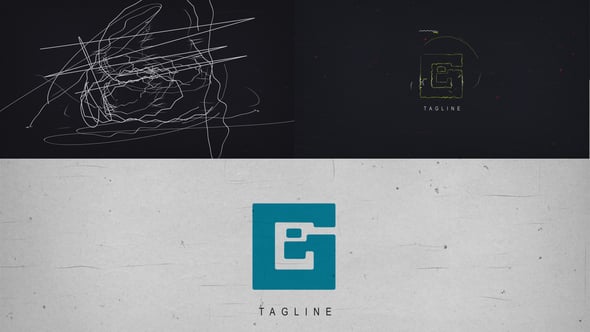 Videohive Scribble Logo Bumper