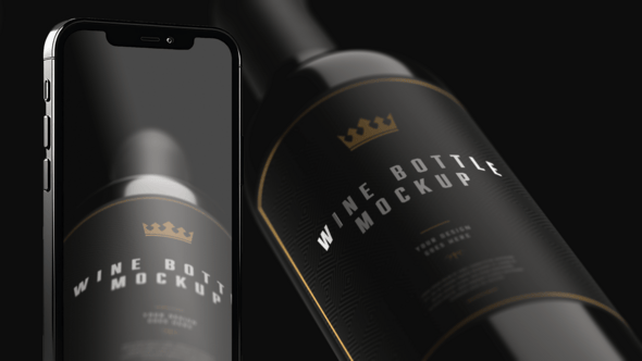 Videohive Red Ritual Wine Mockup