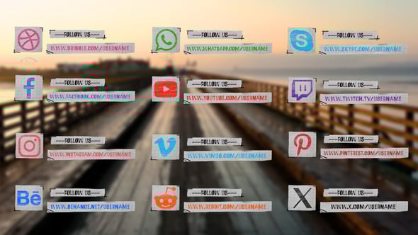 Videohive Paper Social Media Pack