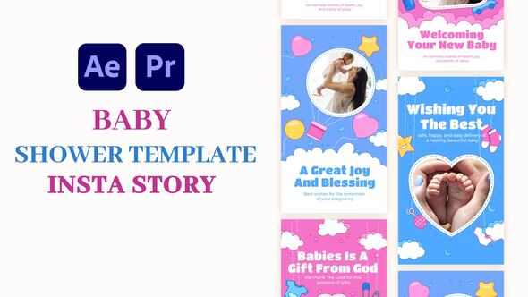 Videohive Baby Shower Template