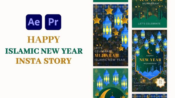 Videohive Happy Islamic New Year Instagram Story