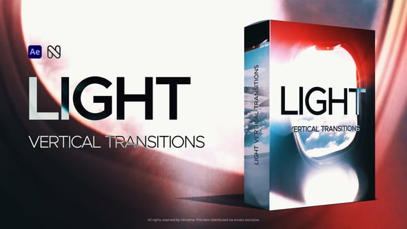 Videohive Vertical Light Transitions – TikTok, Reels, Shorts, Stories
