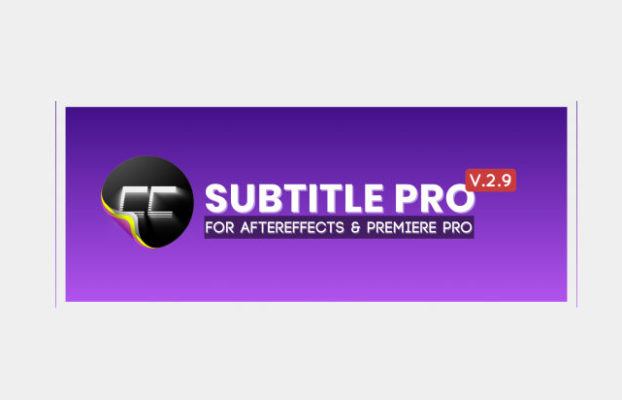 Aescripts Subtitle Pro v2.9.99