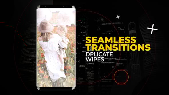 Videohive Vertical Delicate Wipes Transitions | After Effects