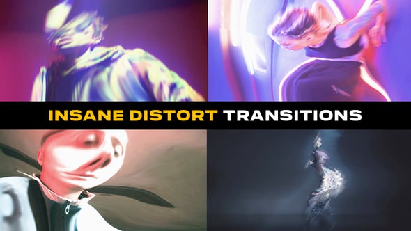 Videohive Insane Distort Transitions | After Effects