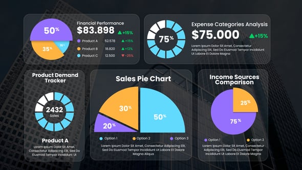 Videohive Pie Chart Infographic