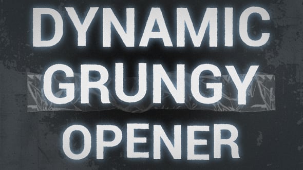 Videohive Dynamic Typo Opener 58855088
