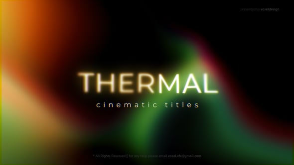 Videohive Thermal Cinematic Titles