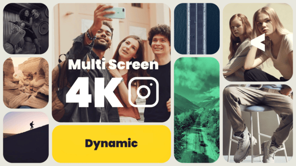 Videohive Bento Multiframe Intro