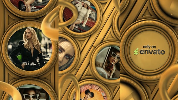 Videohive Golden Circle Intro