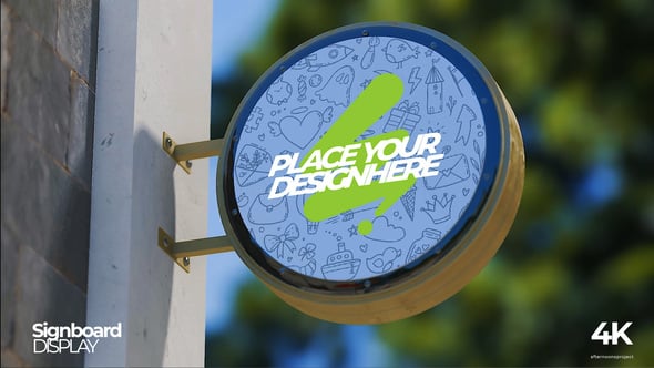 Videohive Signboard Mockup