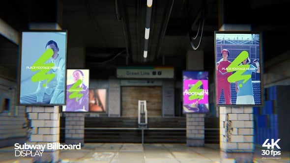 Videohive Subway Billboard Promotion Mockup