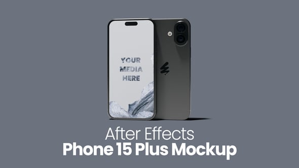 Videohive Phone 15 Plus Mockup