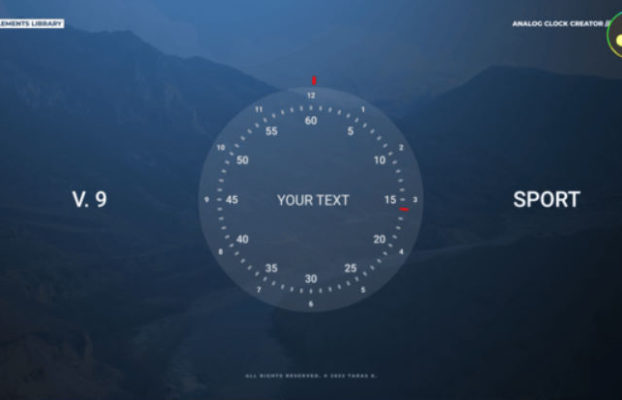 Videohive Analog Clock Creator  DR
