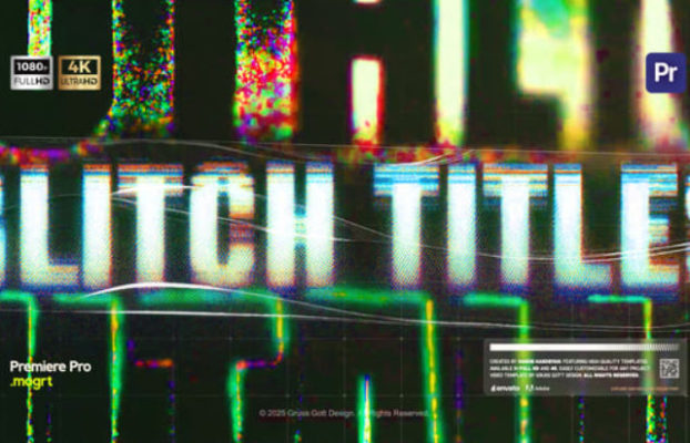 Videohive Glitch Titles Text Presets