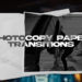 Videohive Photocopy Paper Transitions