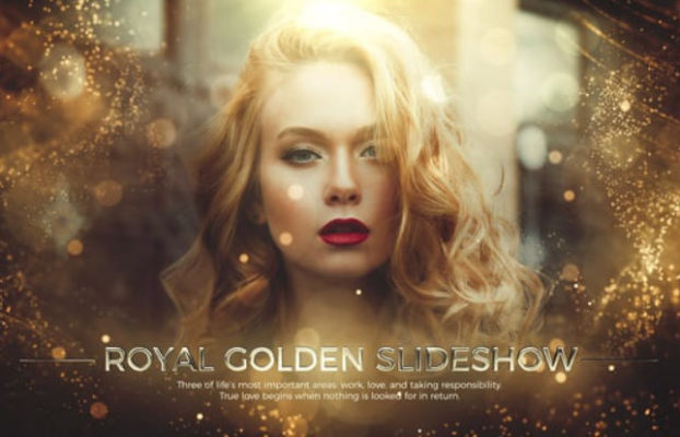 Videohive Royal Golden Slideshow